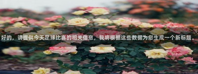 好的，请提供今天足球比赛的相关信息，我将根据这些数据为您生成