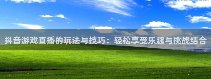 球友nba直播：抖音游戏直播的玩法与技巧：轻松享受乐趣与挑战结合